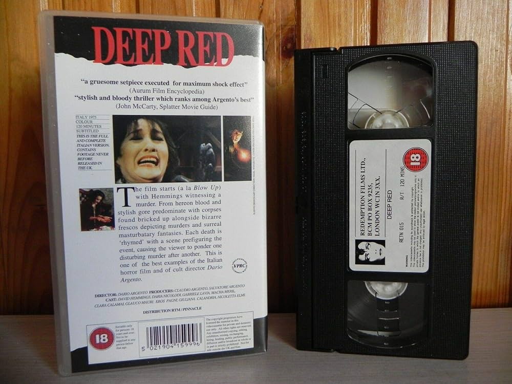 Amazon.com: Profondo rosso [VHS] : Movies & TV