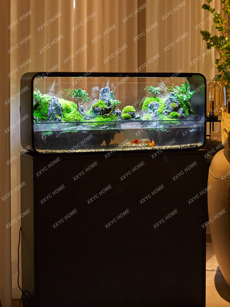 Ecological Fish Tank Living Room Small Household Tropical ...