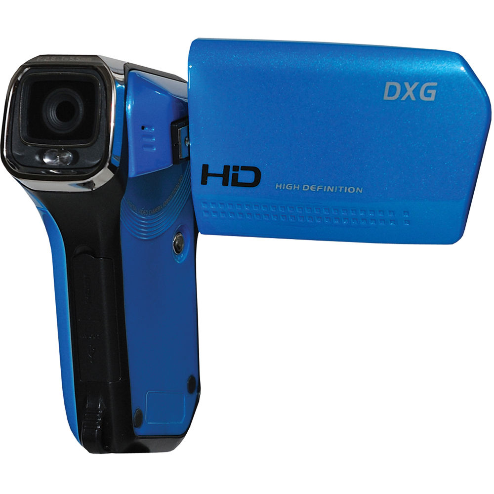 DXG DXG-5B6V HD Camcorder (Ocean Blue) DXG-5B6VB B&H Photo Video