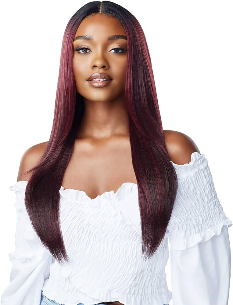 Amazon.com : Outre EveryWear Synthetic HD Lace Front Wig - EVERY 5 ...