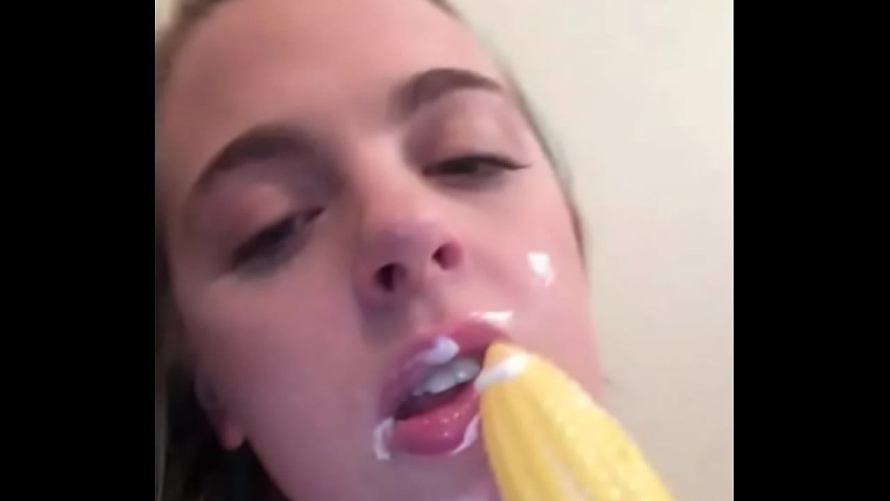 y. Suck Plastic Corn with Whipped Cream Part 1 - RealAmateurWebcam ...