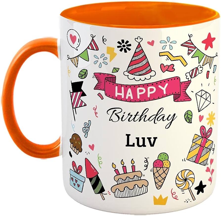 Buy FurnishFantasy Happy Birthday Ceramic Coffee Mug - Best ...