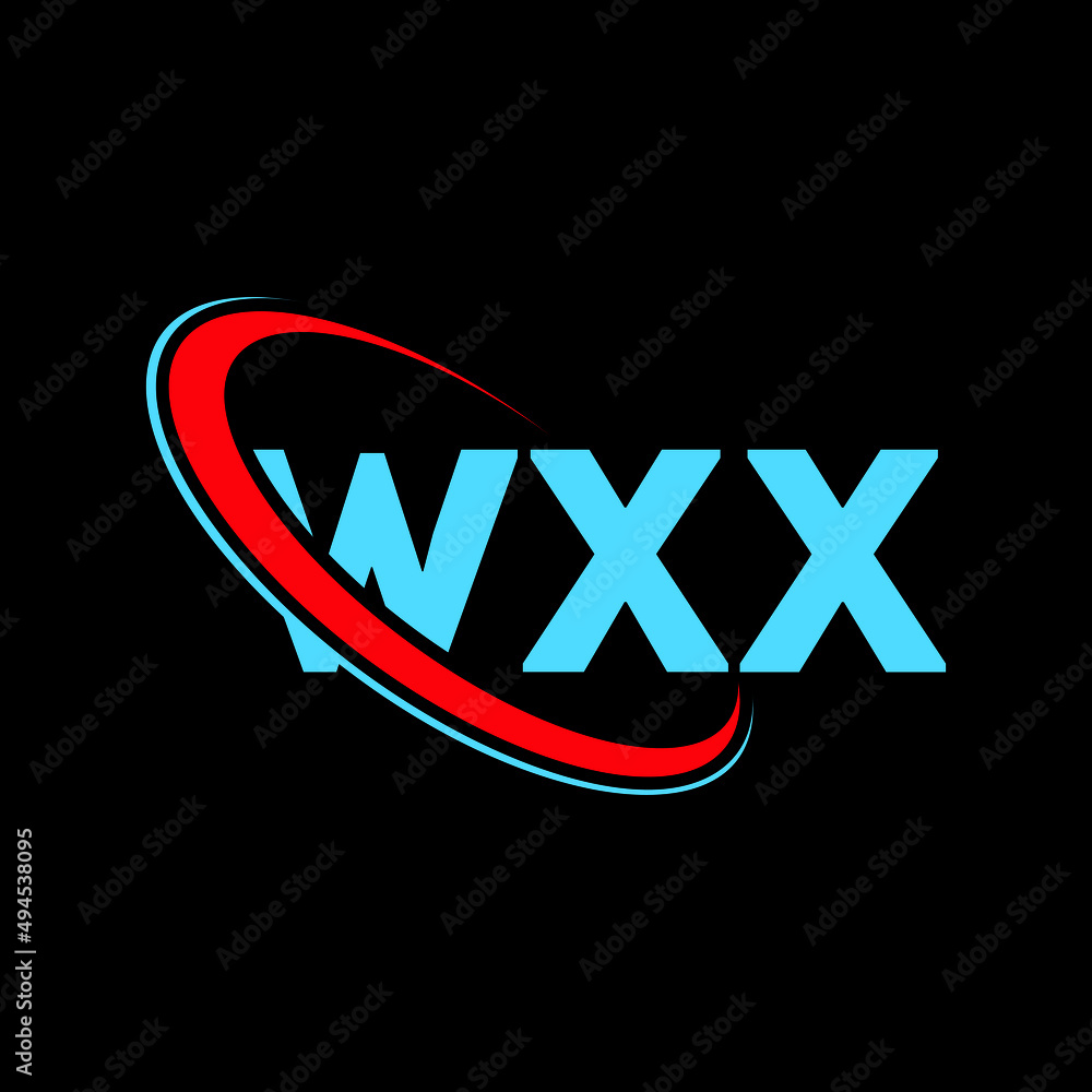 WXX logo. WXX letter. WXX letter logo design. Initials WXX logo ...