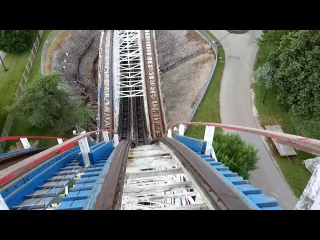 American Eagle Front Seat POV 2015 FULL HD Six Flags Great America ...