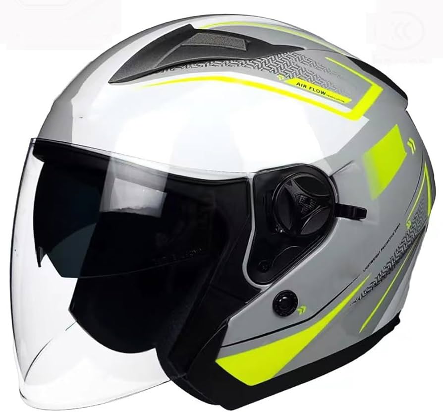 Amazon.com: OMDHATU Motorcycle Crash Helmets Motorbikes Open Face ...