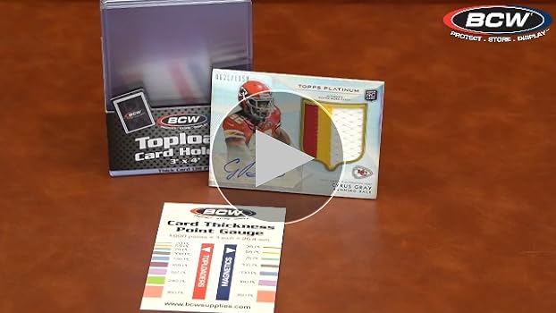 BCW 138 pt Topload Card Holder - 50 ct : Clothing ... - Amazon.com