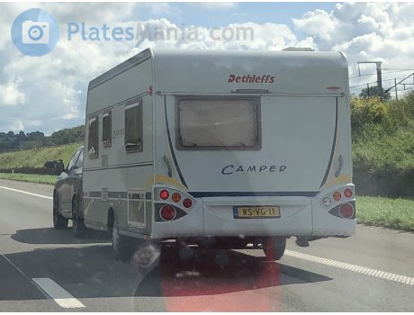 WS-VG-11, Dethleffs Camper , License plate of the Netherlands