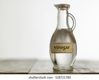 White Vinegar On Wooden Table Top Stock Photo 528721780 | Shutterstock