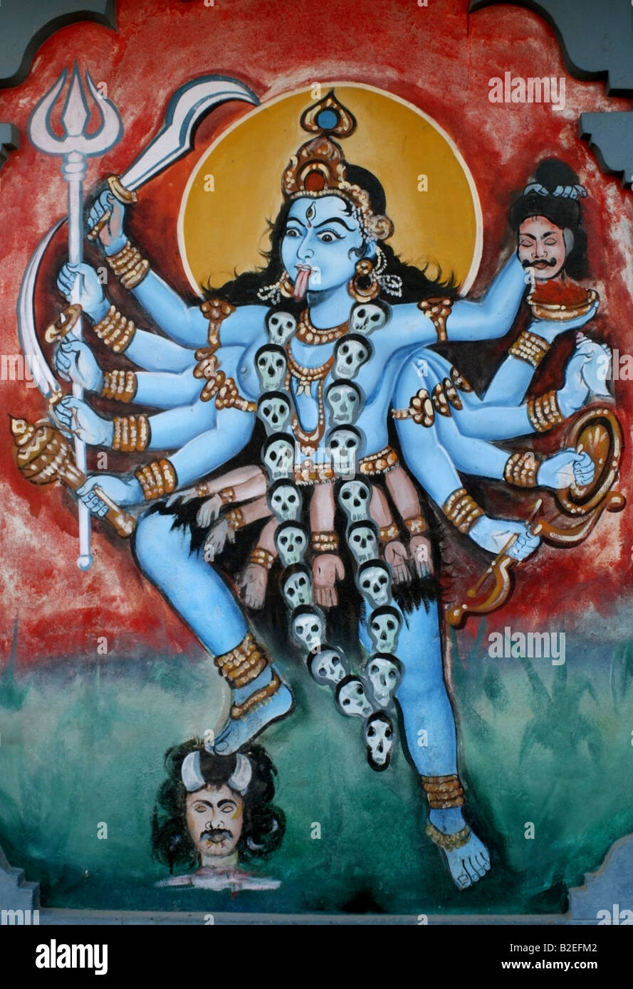 Kali painting hi-res stock photography and images - Alamy