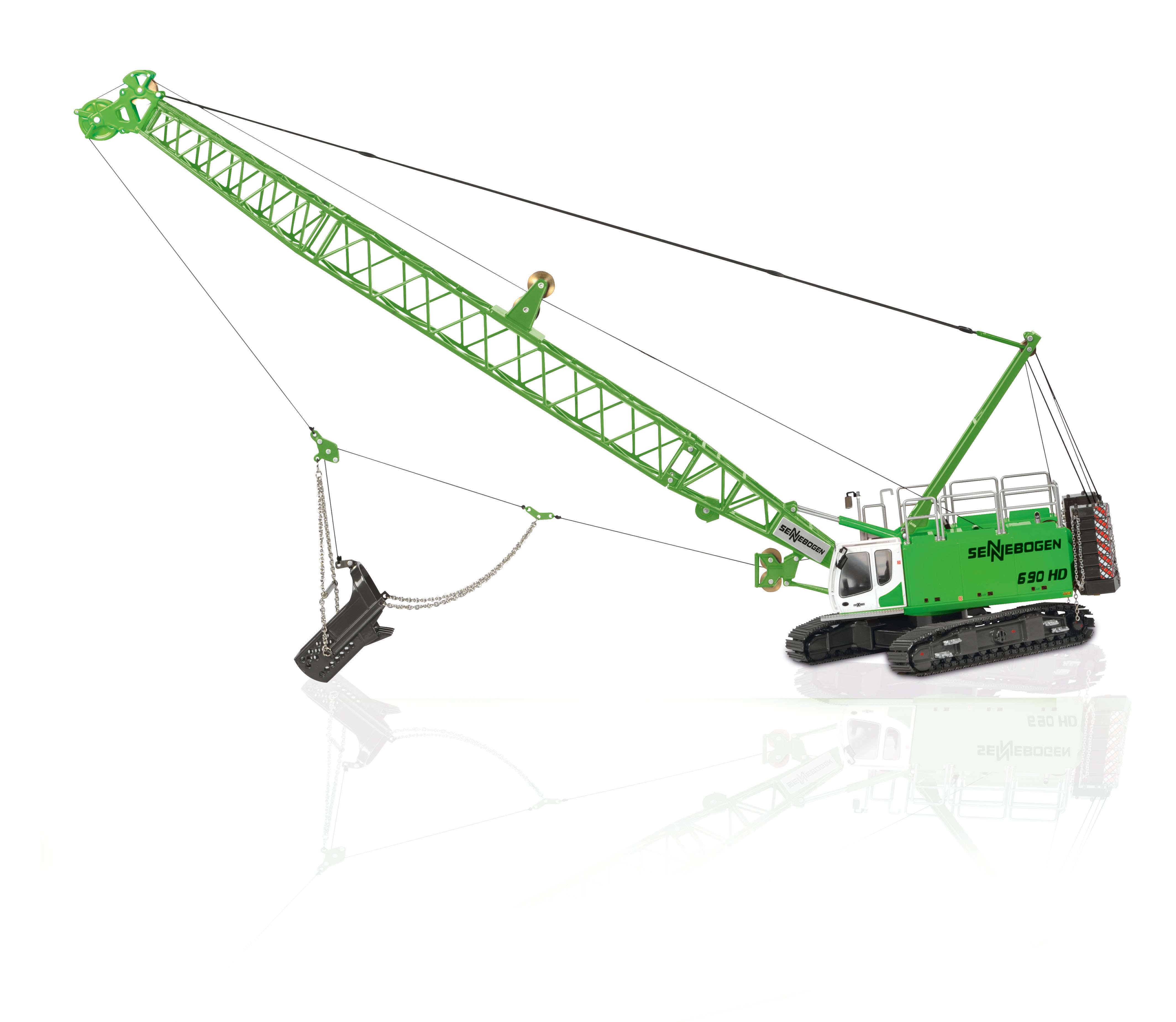 New: Scale model of the SENNEBOGEN 690 HD with drag bucket ...