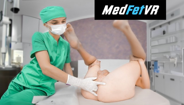 Deep Prostate Exam by Young Nurse in Surgical Gloves - VR Porn ...