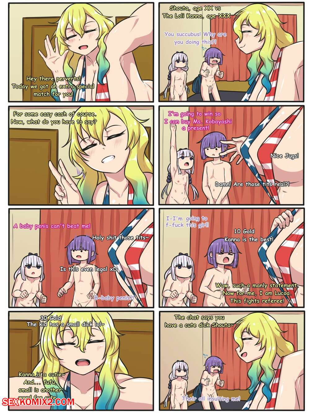 ✅️ Porn comic Kanna & Lucoa vs Shouta. Mythios Sex comic ...