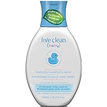 Amazon.com: Live Clean Baby Shampoo & Wash Tearless 10 Ounce ...