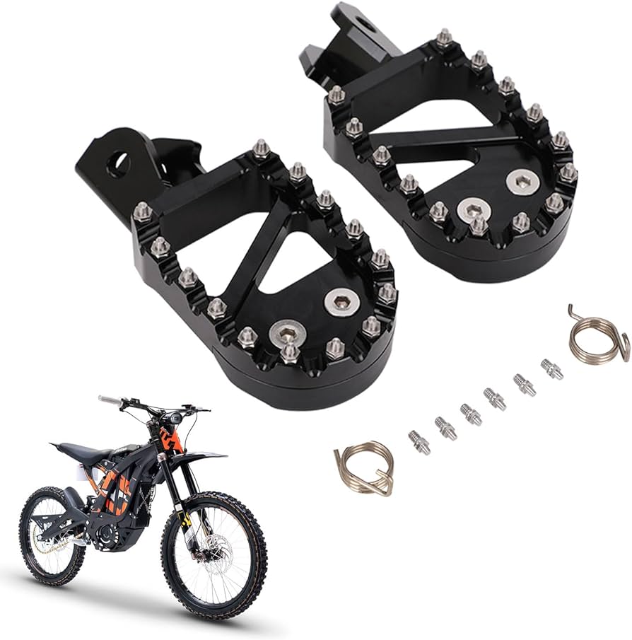 Amazon.com: Dirt Bike Foot Pegs Motorcycle Footpegs Foot Pedals ...