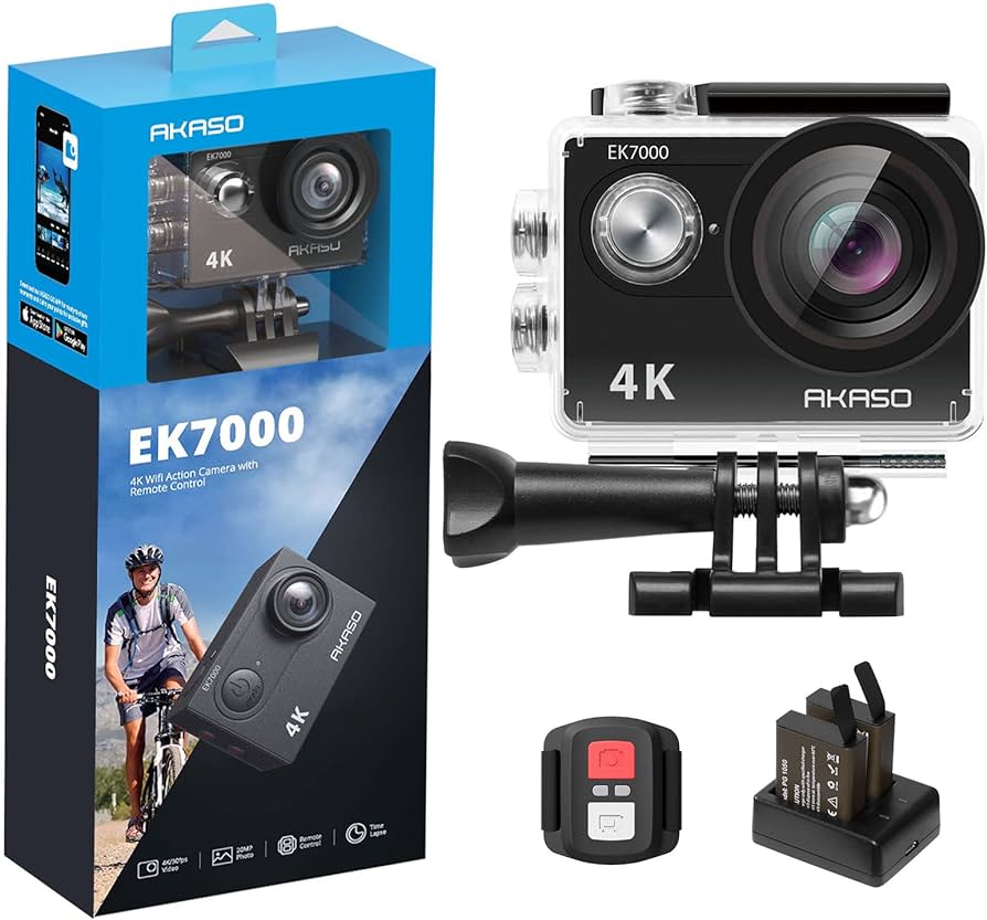 Amazon.com : AKASO EK7000 4K30FPS 20MP Action Camera Ultra HD ...