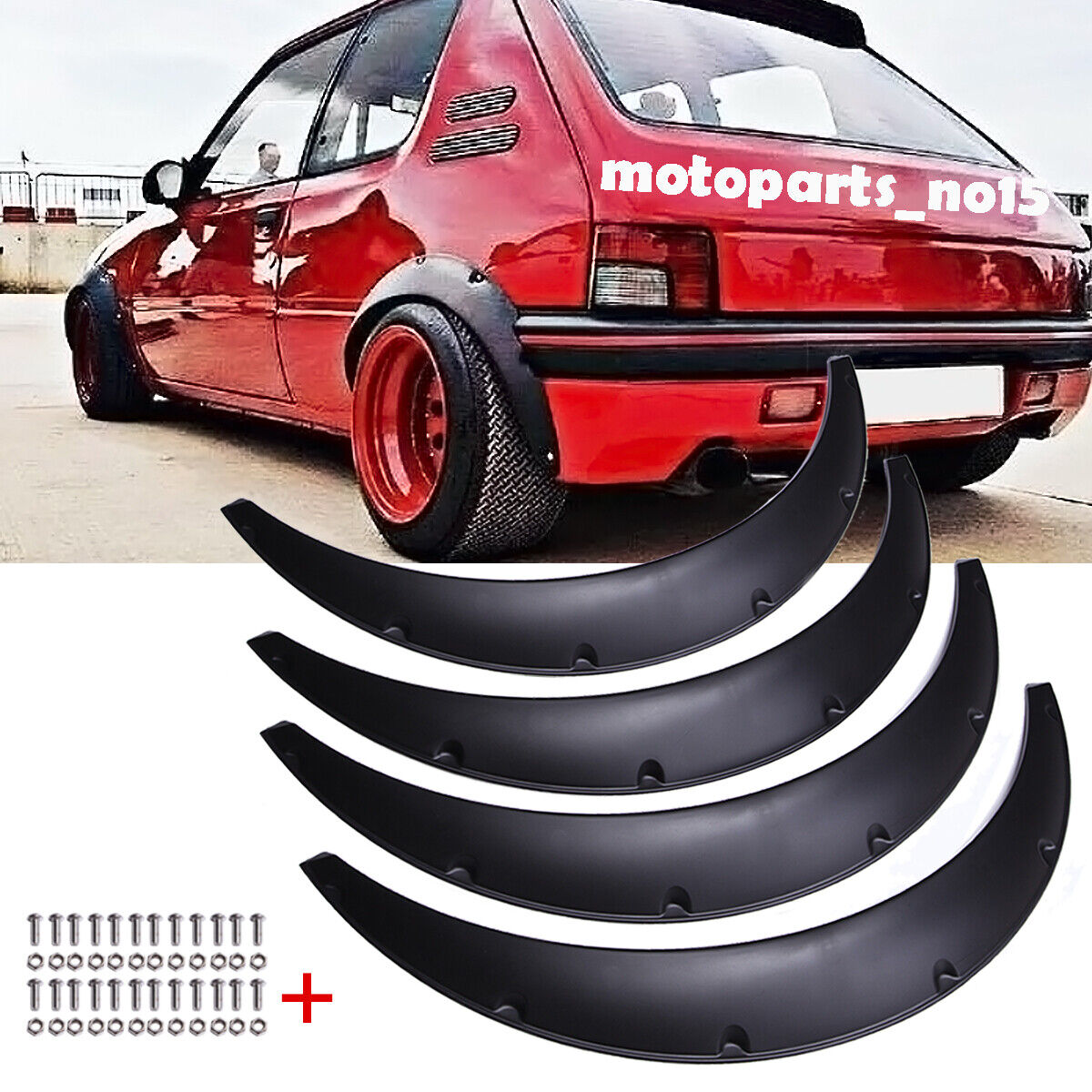 For Peugeot 205 206 207 208 Fender Flares Wheel Arches Wide Body ...