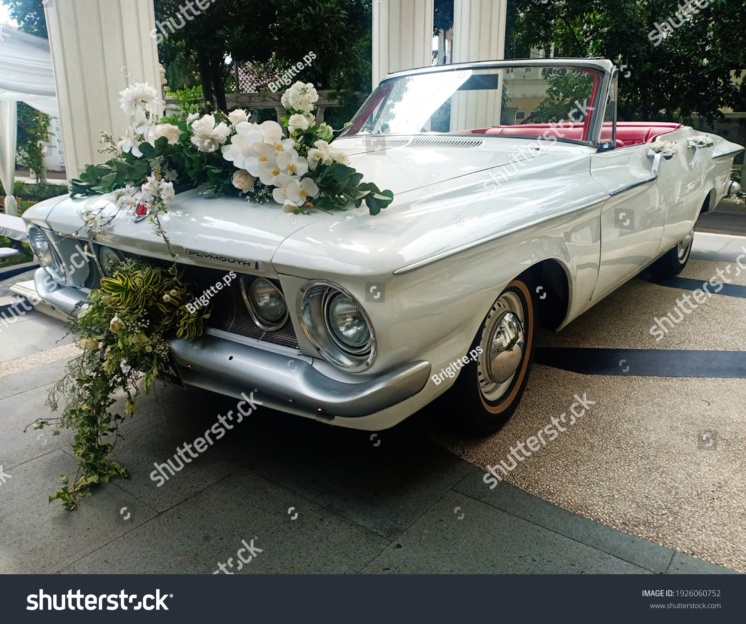 Classic Car My Weddings Friend Manor Stock Photo 1926060752 ...