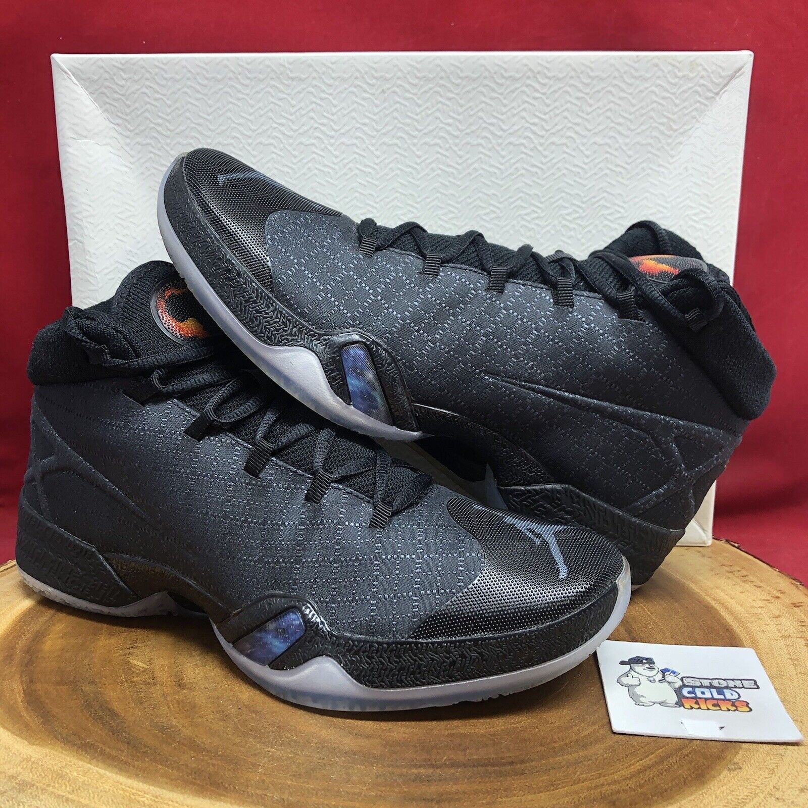 Nike Air Jordan 30 XXX Black Cat Anthracite 811006-010 Size 8.5 ...