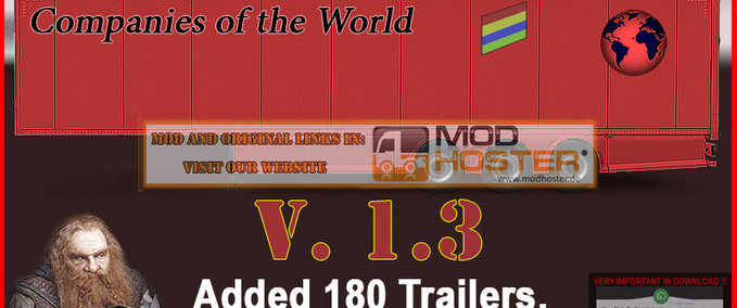 ETS 2: AI ETS2 Global Trailers Rckps 1.3 For 1.38.XX v 1.3 AI Mod ...