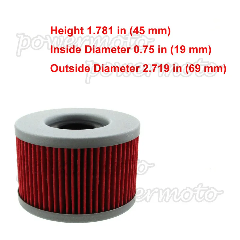 Oil Filter For HONDA 2003 TRX500FA FOREMAN RUBICON 500 -all ...