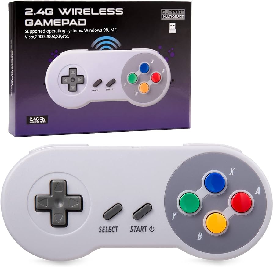 Amazon.com: miadore Wireless SNES USB Controller Classic Gamepad ...