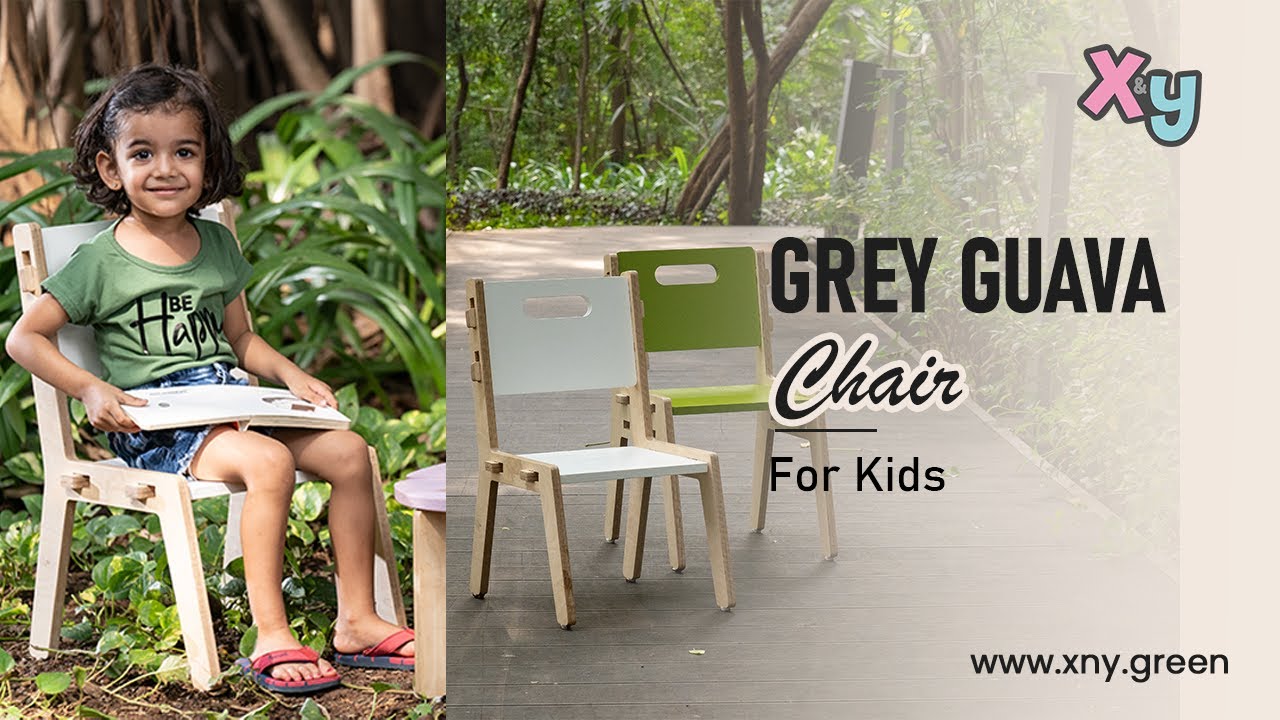 How to Assemble Montessori Grey Guava Chair by X&Y - YouTube