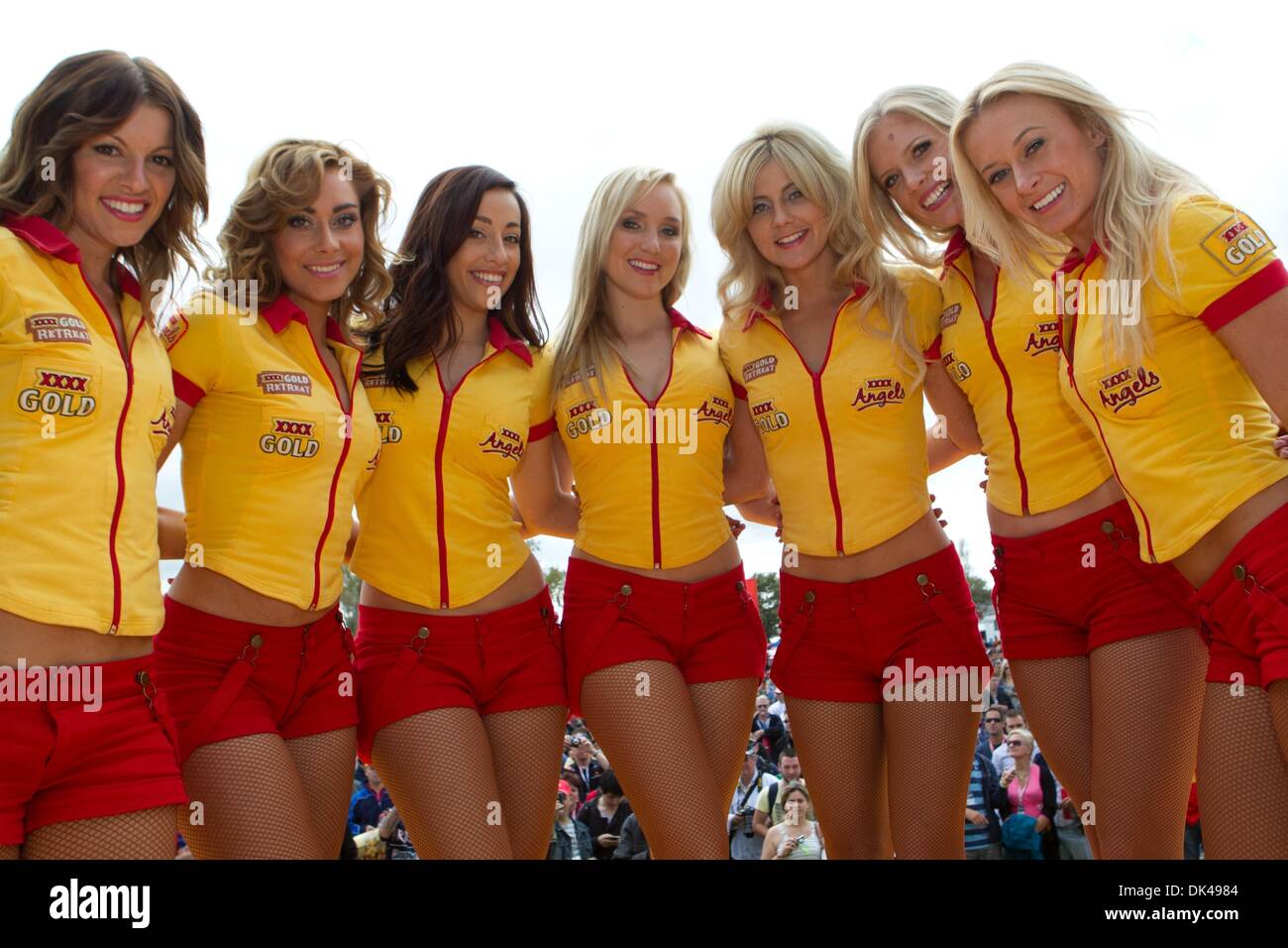 Mar 27, 2011 - Melbourne, Australia - XXXX Gold Angels during the ...