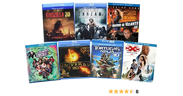 Amazon.com: Ultimate Blu ray 3D Collection: Godzilla/ Tarzan/ Drive ...