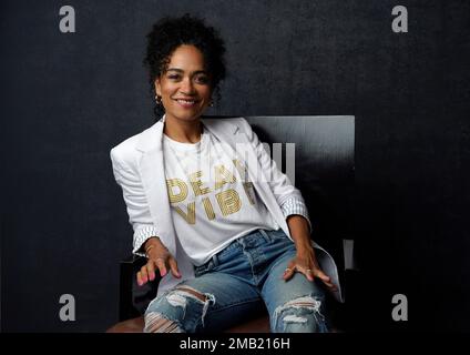 Xxx poses for a portrait to promote the Inevitable Foundation on ...