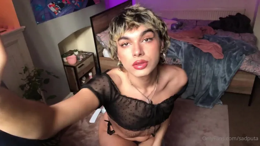 Sadputa pretty femboy in black lace two piece 9 55 xxx onlyfans ...