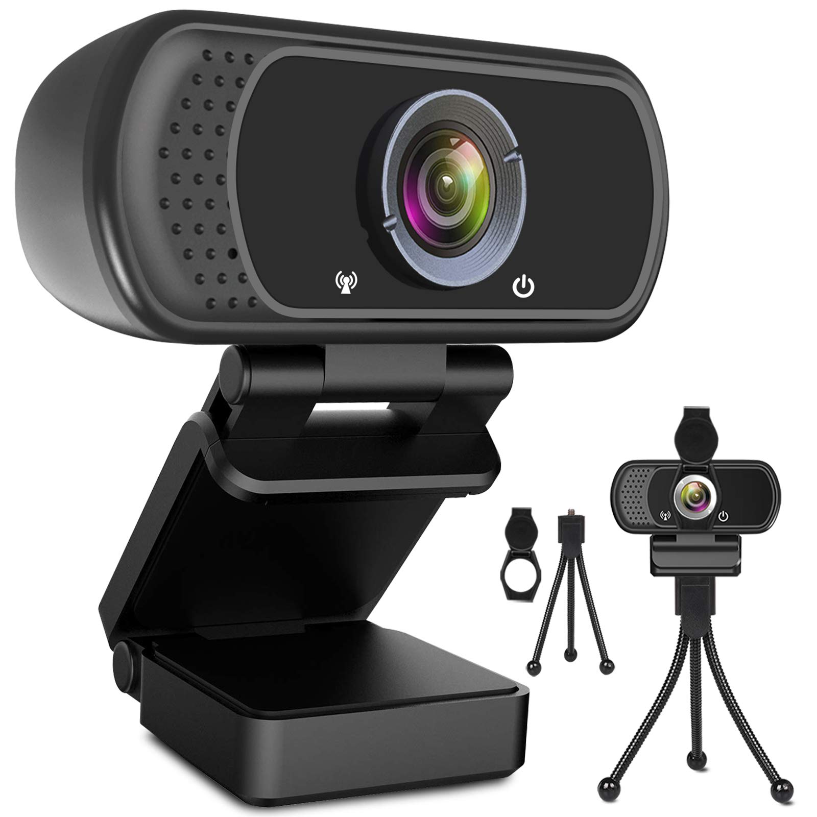 Amazon.com: Webcam HD 1080p Web Camera, USB PC Computer Webcam ...