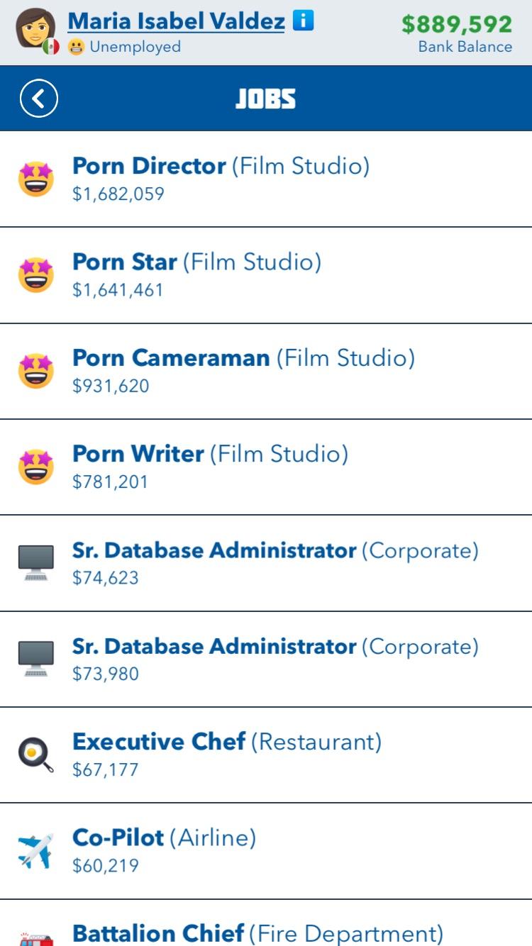 Why can i never get these jobs? I always get Porn Actor but can ...