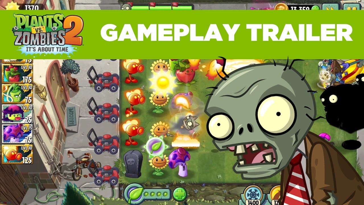 Plant vs. Zombies 2 Gameplay Trailer - YouTube