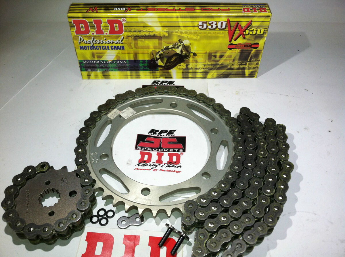 DID X-Ring HONDA RC51 RVT1000R '00/06 CHAIN AND SPROCKET KIT ...