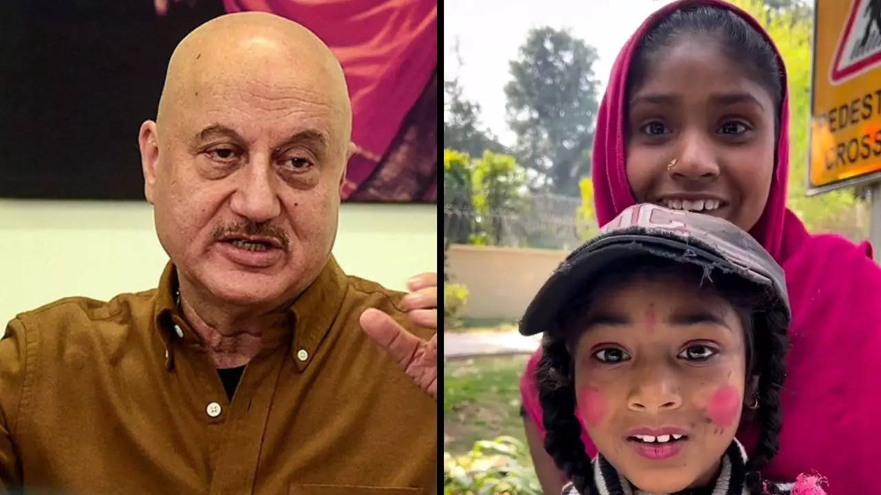 Anupam Kher called out for 'poverty porn' over viral video of ...