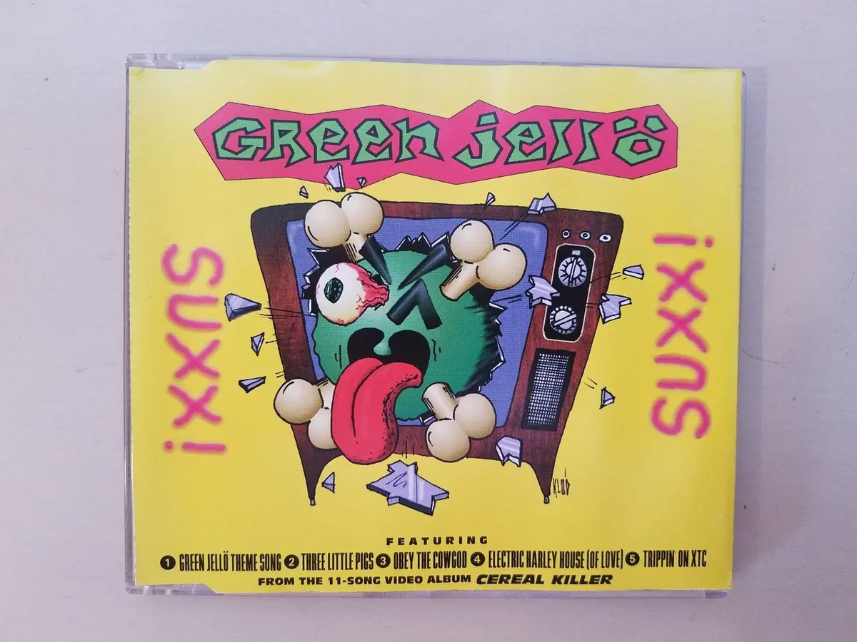 Green Jello Suxx 4Track Ep CD Theme Song 3 Little Pigs Cowgod ...