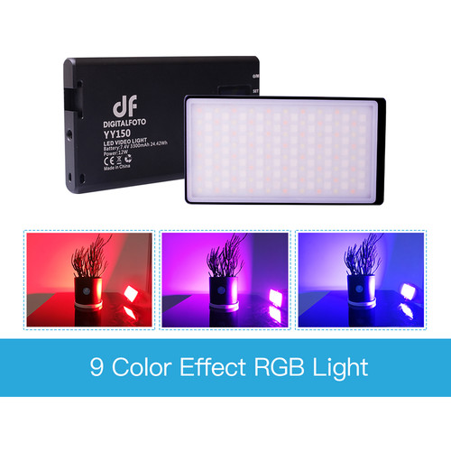 DigitalFoto Solution Limited Dimmable RGB LED Panel Light YY150