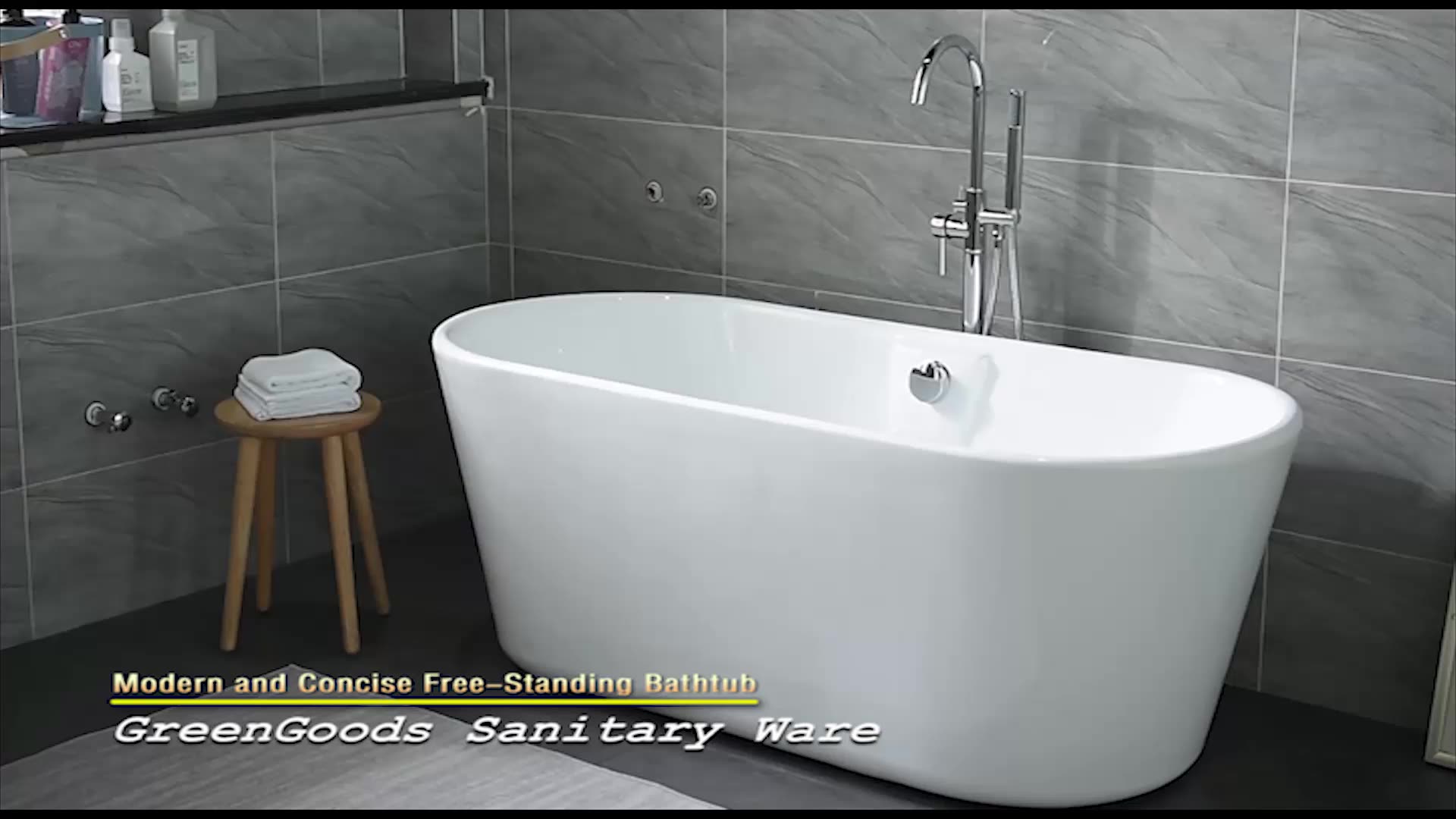 Source Greengoods Sanitary Ware CE Upc Freestanding Acrylic Bath ...