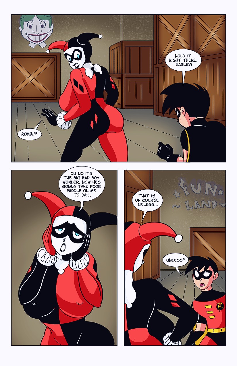 Harley and Robin in The Deal porn comic - the best cartoon porn ...