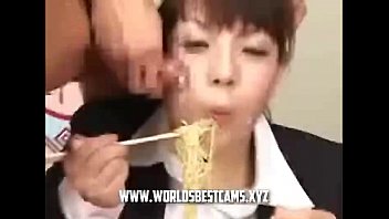 Japanese Food Porn Having Bukkakke While Eating Food - XVIDEOS.COM