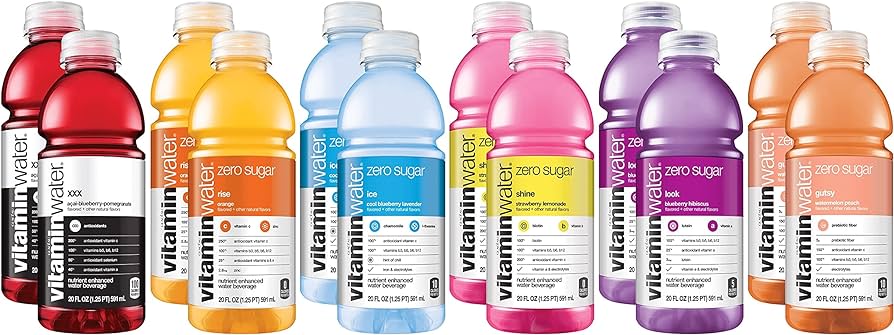 Amazon.com : Vitamin Water ZERO Sugar | All Flavor Variety Pack ...