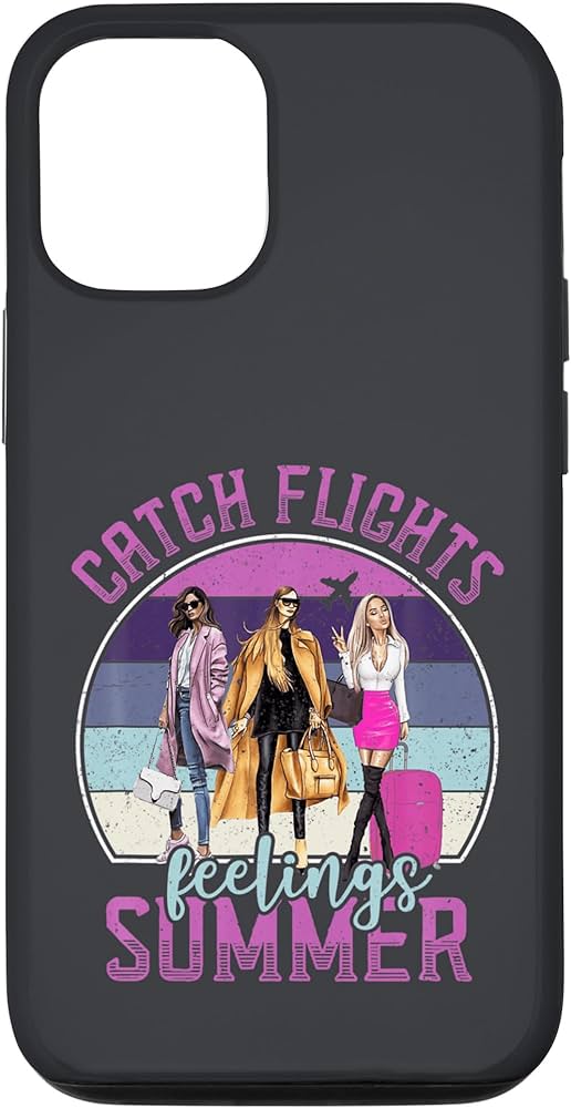 Amazon.com: iPhone 14 Catch Flights Retro Traveling Vacation ...