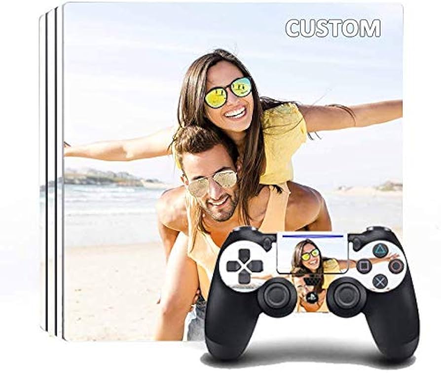 Amazon.com: Custom Playstation 4 Pro Skin with Your Picture and ...