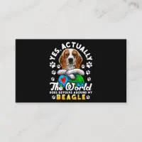 Beagle Dog Lovers Lover 91 Beagles Business Card | Zazzle