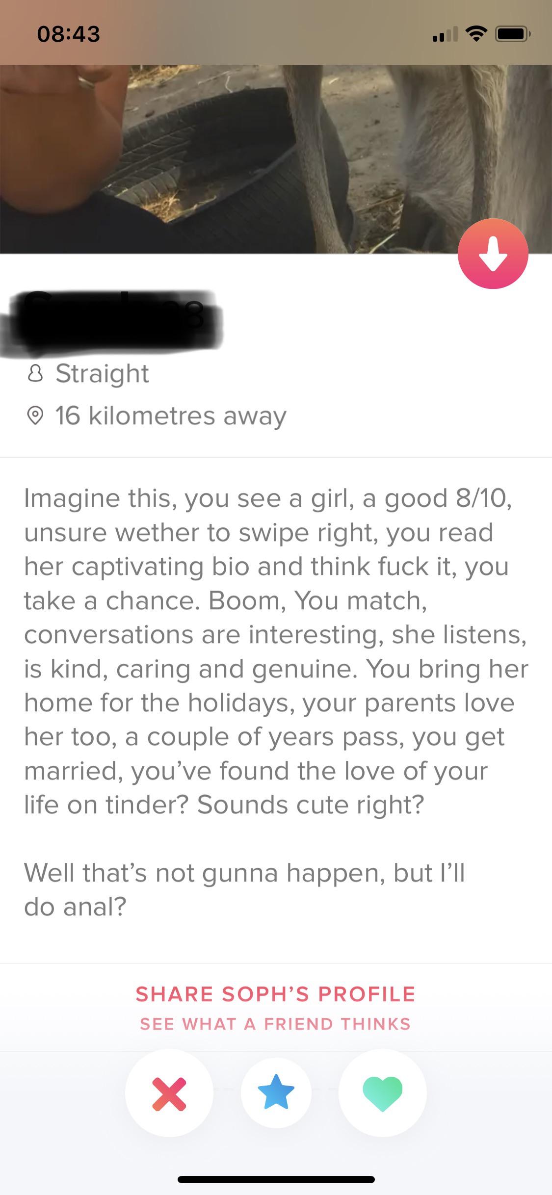 I think it might work : r/Tinder