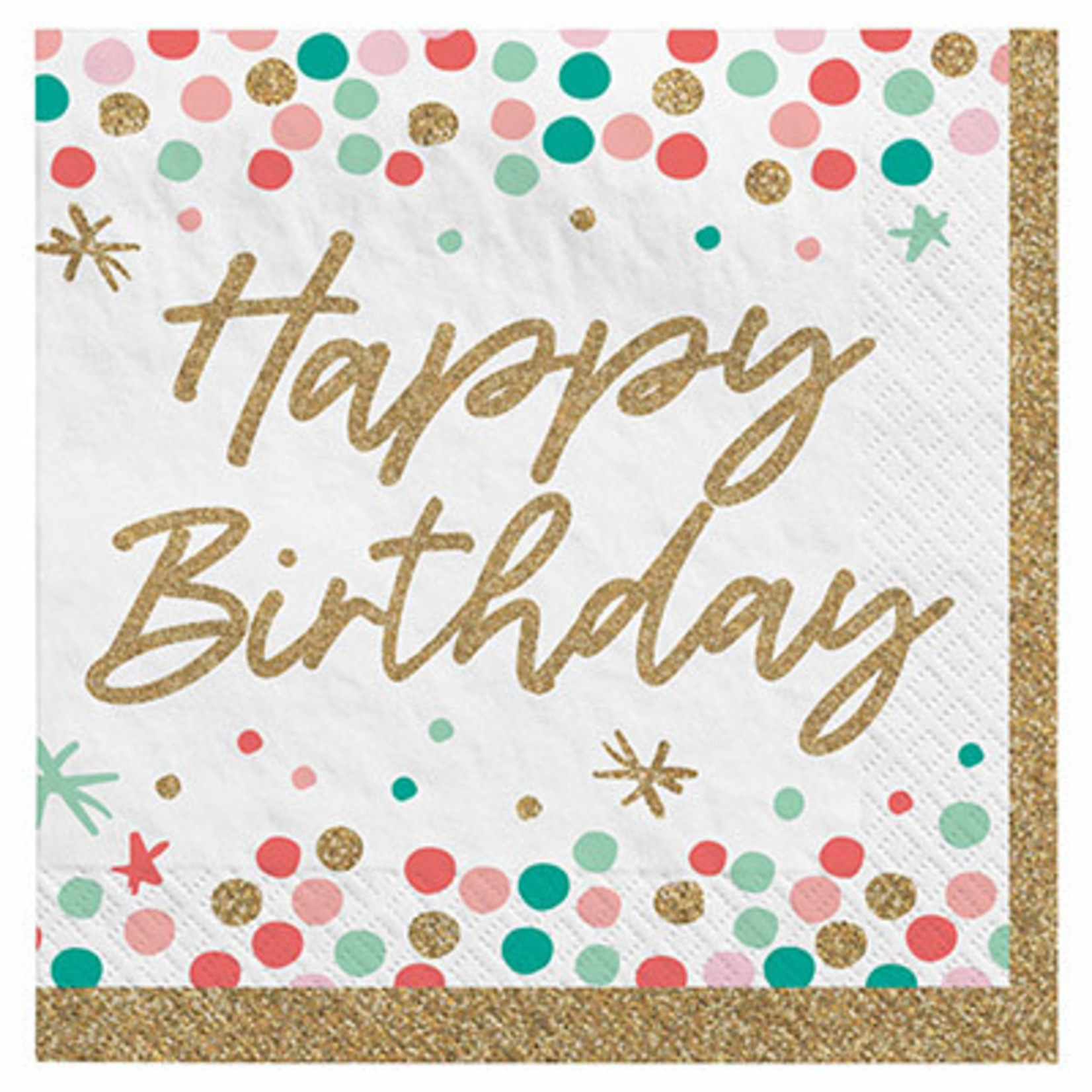 Amscan Wish Big Happy Birthday Lun. Napkins - 36ct. - Party Adventure