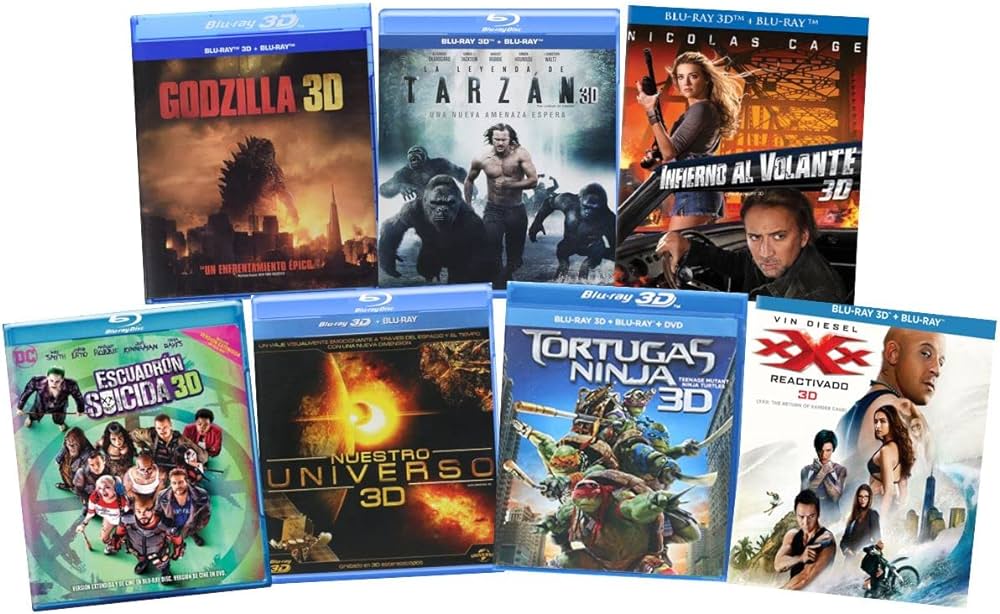 Amazon.com: Ultimate Blu ray 3D Collection: Godzilla/ Tarzan ...