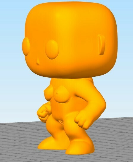 STL file FIGURE FUNKO WOMAN, XXX・3D print object to download・Cults