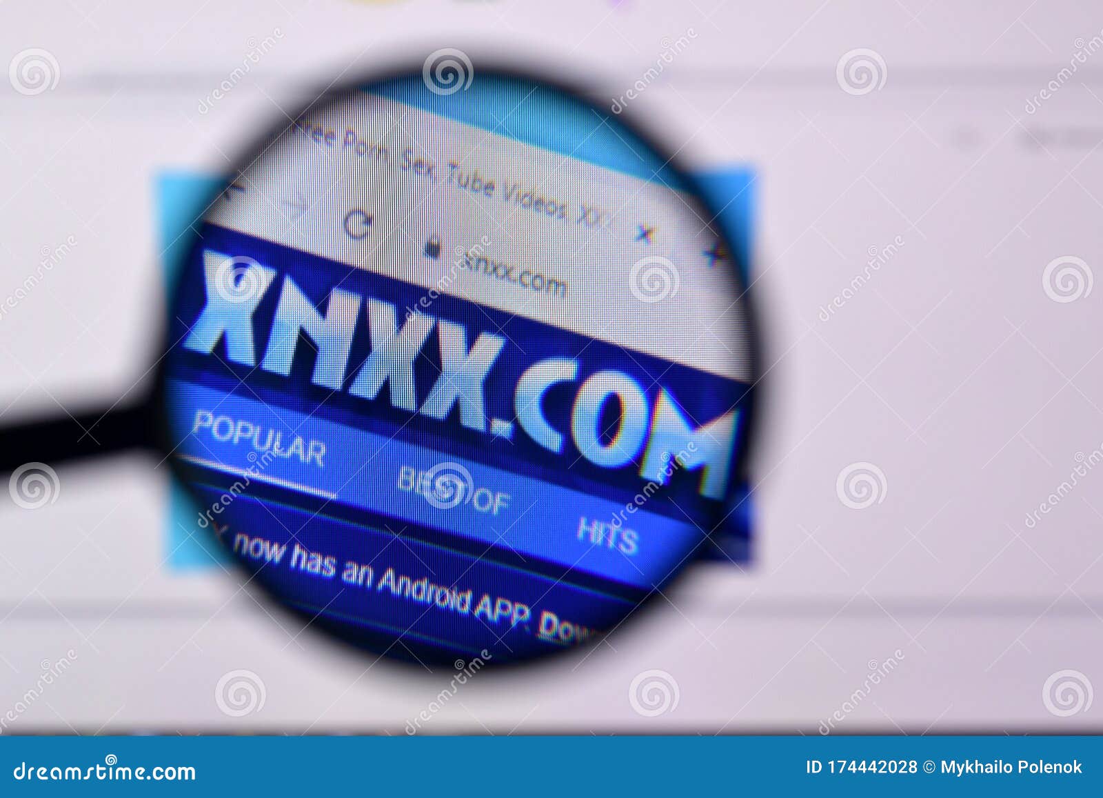 Homepage of Xnxx Website on the Display of PC, Url - Xnxx.com ...