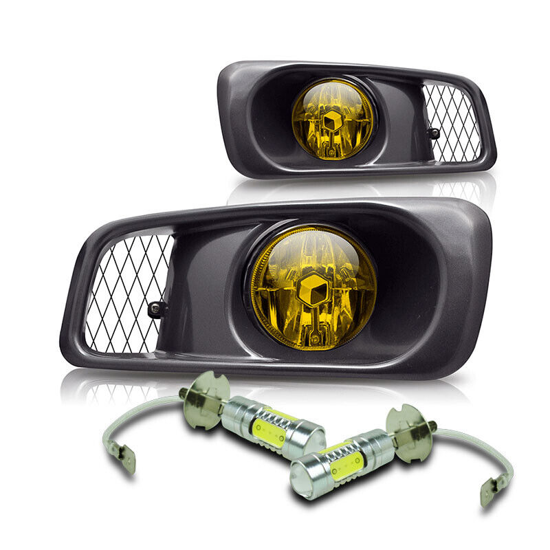 Fit 99-00 Honda Civic 2/4DR Fog Lights w/COB LED Bulbs and Wiring ...